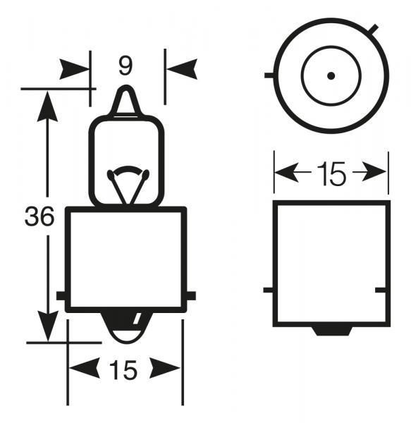 Ring Lampadina 12V 50W