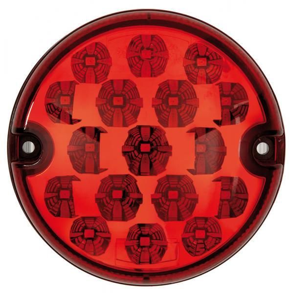 Ring Fanale a led 12-24V 95 mm retronebbia rosso