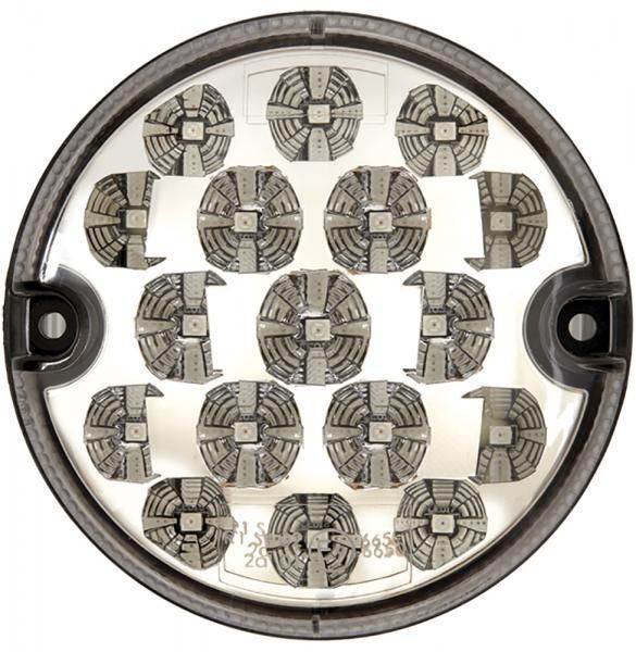 Anillo de luz LED 12-24V 95 mm parada y posición transparente