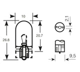 Ring Lampadina Truck Master 24V 5W W5W
