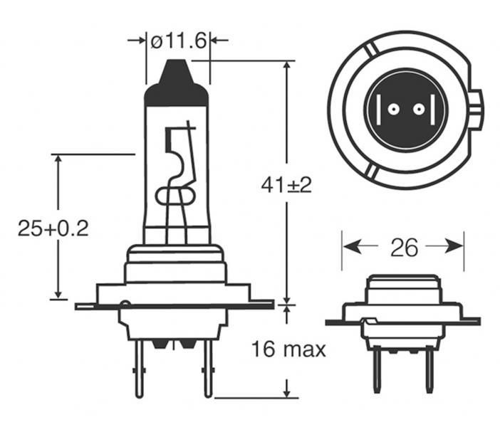 Ring Lampadine Xenon150 H7 12V 55W