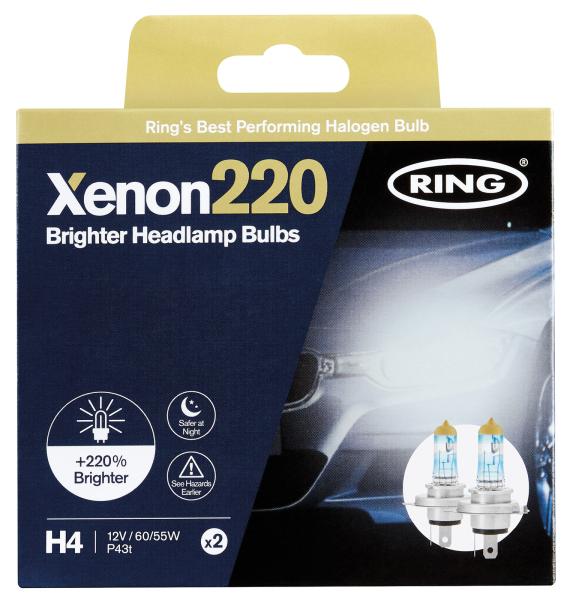 Ring Lampadine Xenon220 H4 12V 60/55W