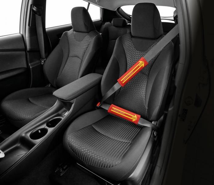 Almohadillas para cinturón de seguridad Momo Carbon Red