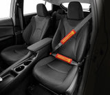 Almohadillas para cinturón de seguridad Momo Carbon Red