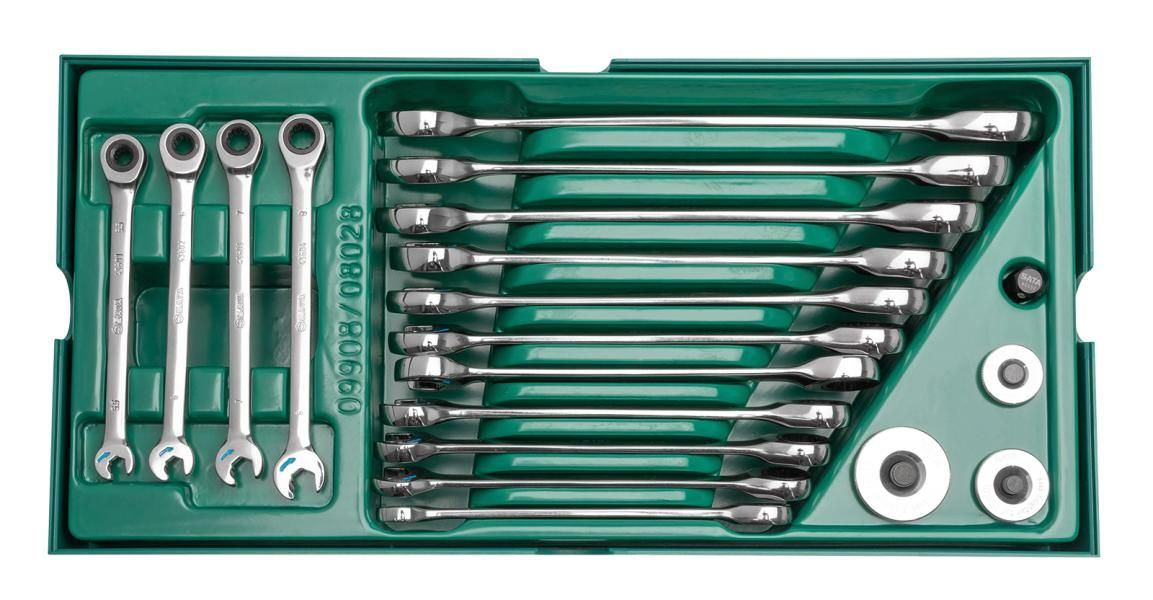 Sata Set Vas. Comb. Keys A Cric.,Recup. E Adapt. 19pcs