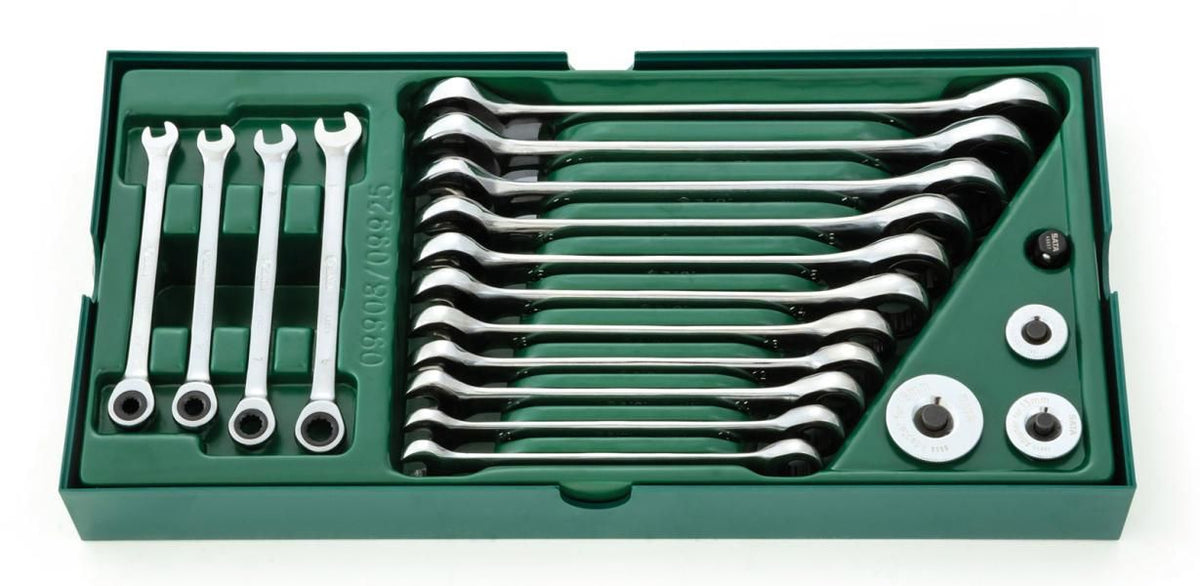 Sata Set Vas. Comb. Keys In Cric. Flat And Adaptable 19pcs