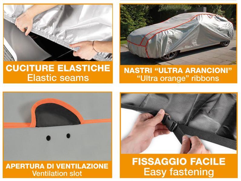 Copriauto antigrandine Storm Protector misura M