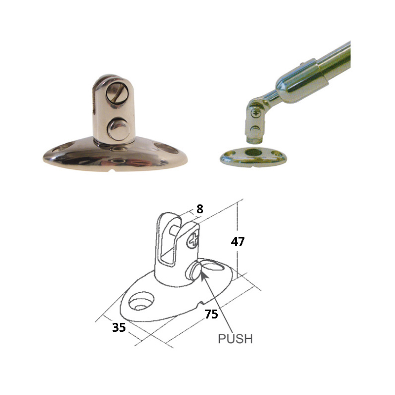 FNI Supporto con Perno Estraibile S5958-A0001