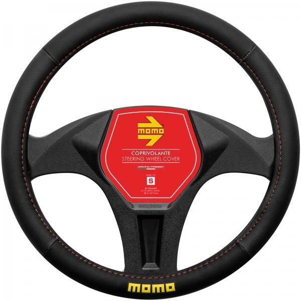 Funda para volante Momo Easy Negro/Rojo 36,5-37,9 cm