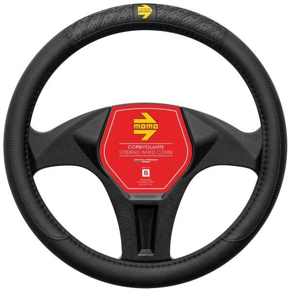 Momo VIP Auto-Lenkradbezug Schwarz/Schwarz 38-39 cm