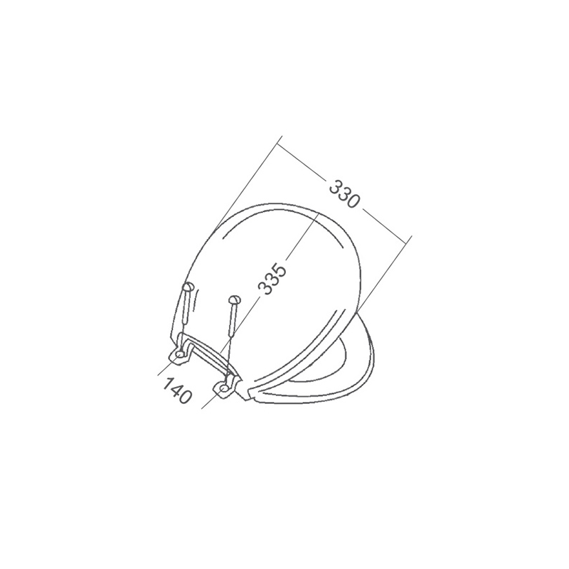 Matromarine Nautica WC-Sitzbezug aus Holz 6500000001